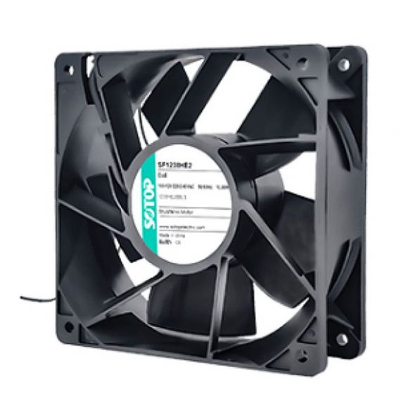 Ventilador inteligente EC con aspas de plástico, alarma y control de velocidad multifunción - EC01